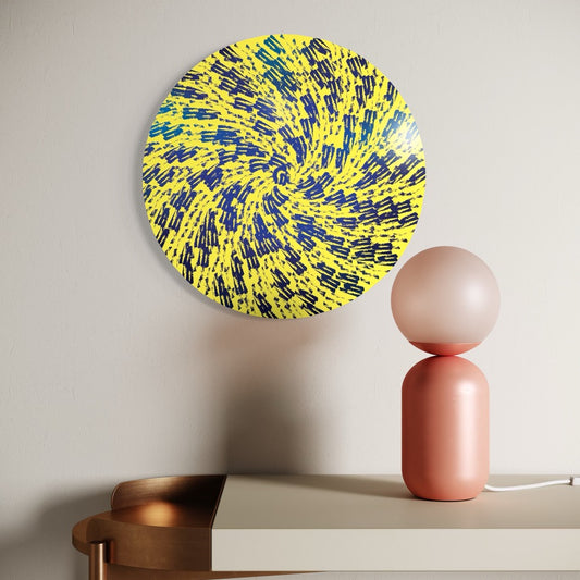 Energy Connections Flow Without Borders - Reverse, Alchemical Blue Mirror