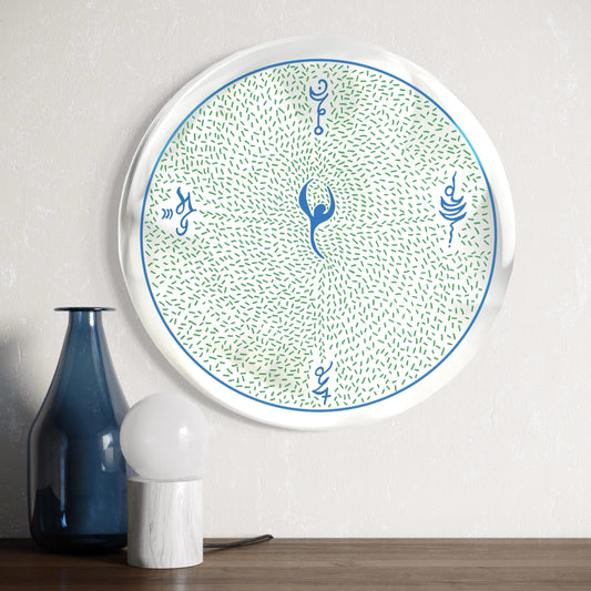 Mother Earth Connector, Alchemical Silver Mirror