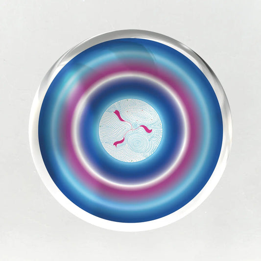 Dynamic Life Vortex Emphasized, Alchemical Silver Mirror