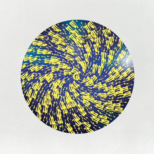 Energy Connections Flow Without Borders, Alchemical Blue Mirror