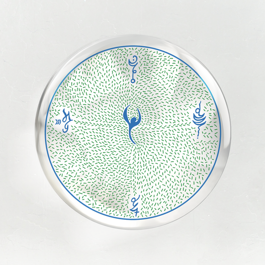 Mother Earth Connector, Alchemical Silver Mirror