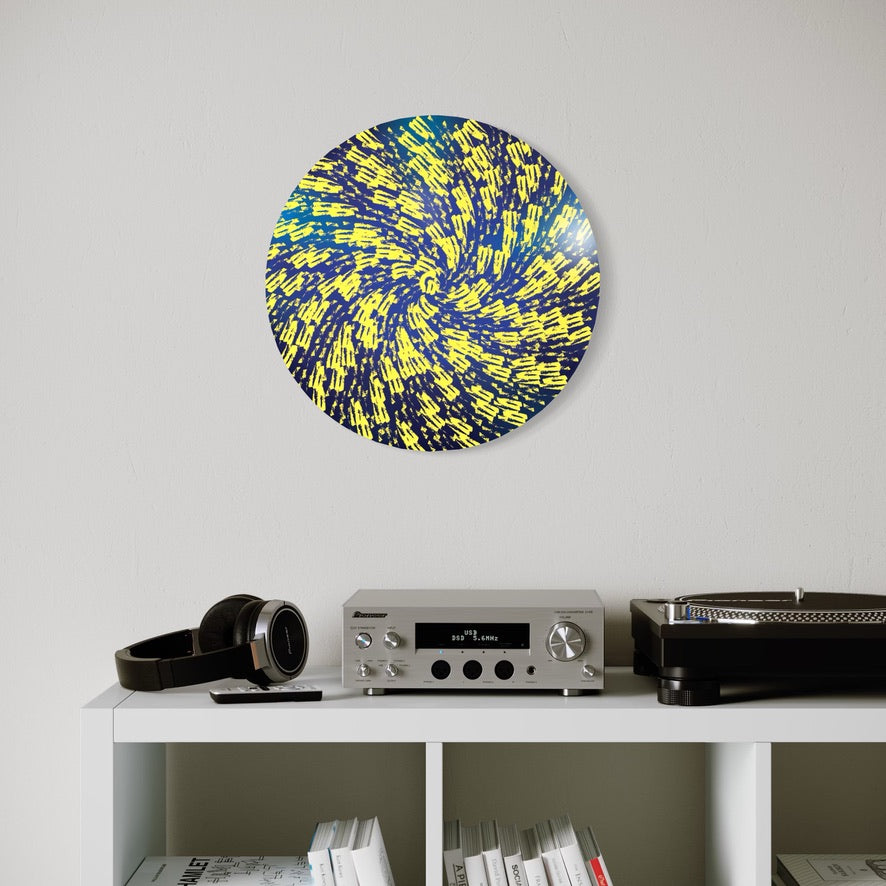 Energy Connections Flow Without Borders, Alchemical Blue Mirror