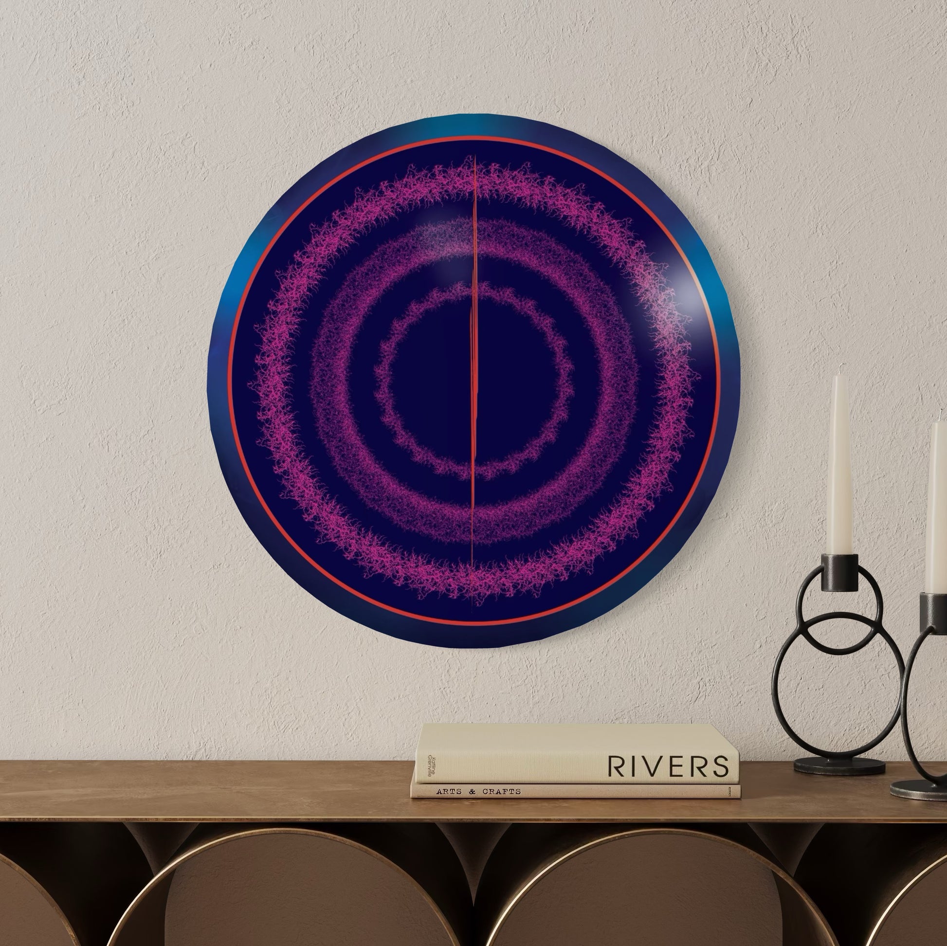 Cosmic Frame, Alchemical Blue Mirror