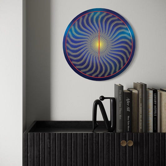 Dynamic Light Primary Prism In Yellow , Alchemical Blue Mirror