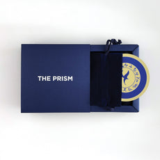 Complete Self Realization In Blue, Core Alchemical Gold Mirror