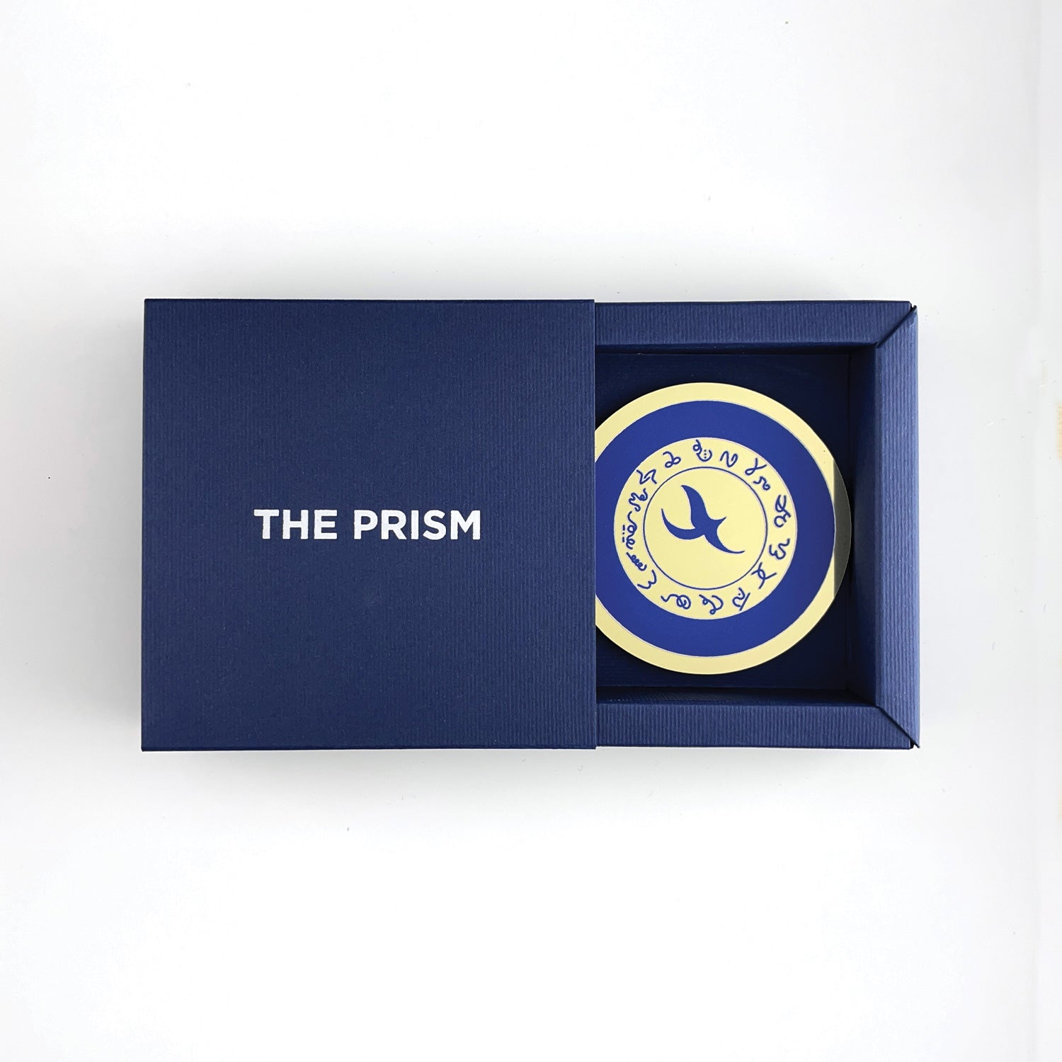 Complete Self Realization In Blue, Core Alchemical Gold Mirror