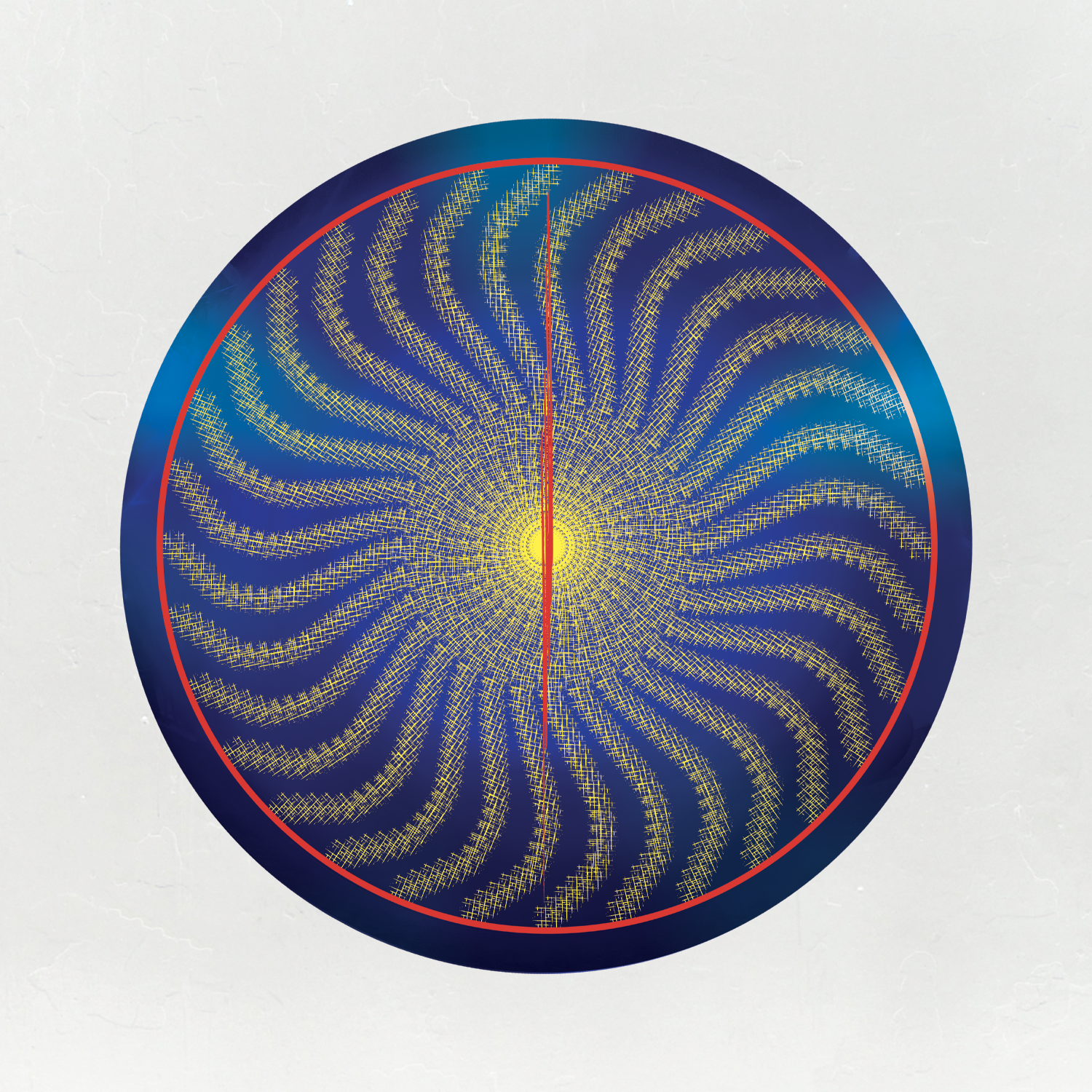 Dynamic Light Primary Prism In Yellow , Alchemical Blue Mirror