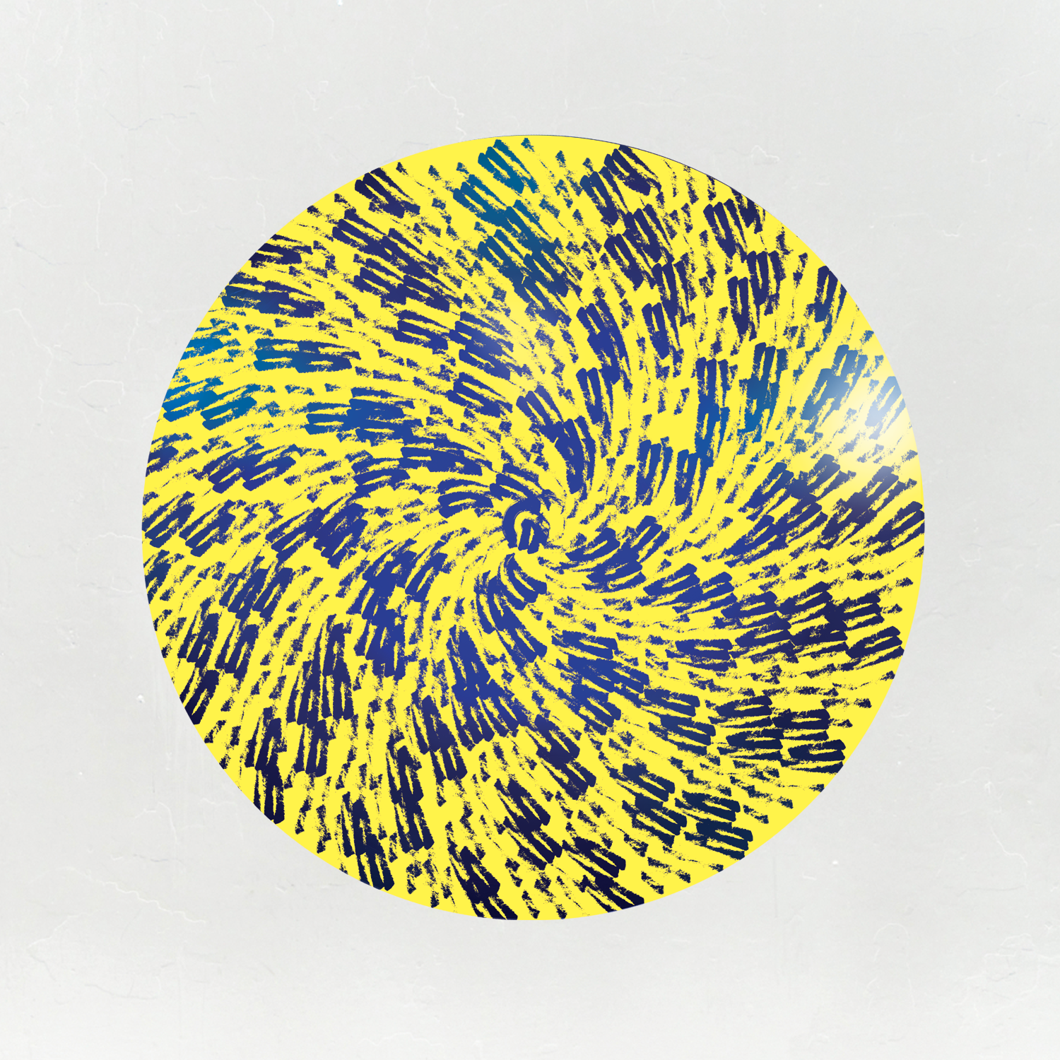 Energy Connections Flow Without Borders - Reverse, Alchemical Blue Mirror