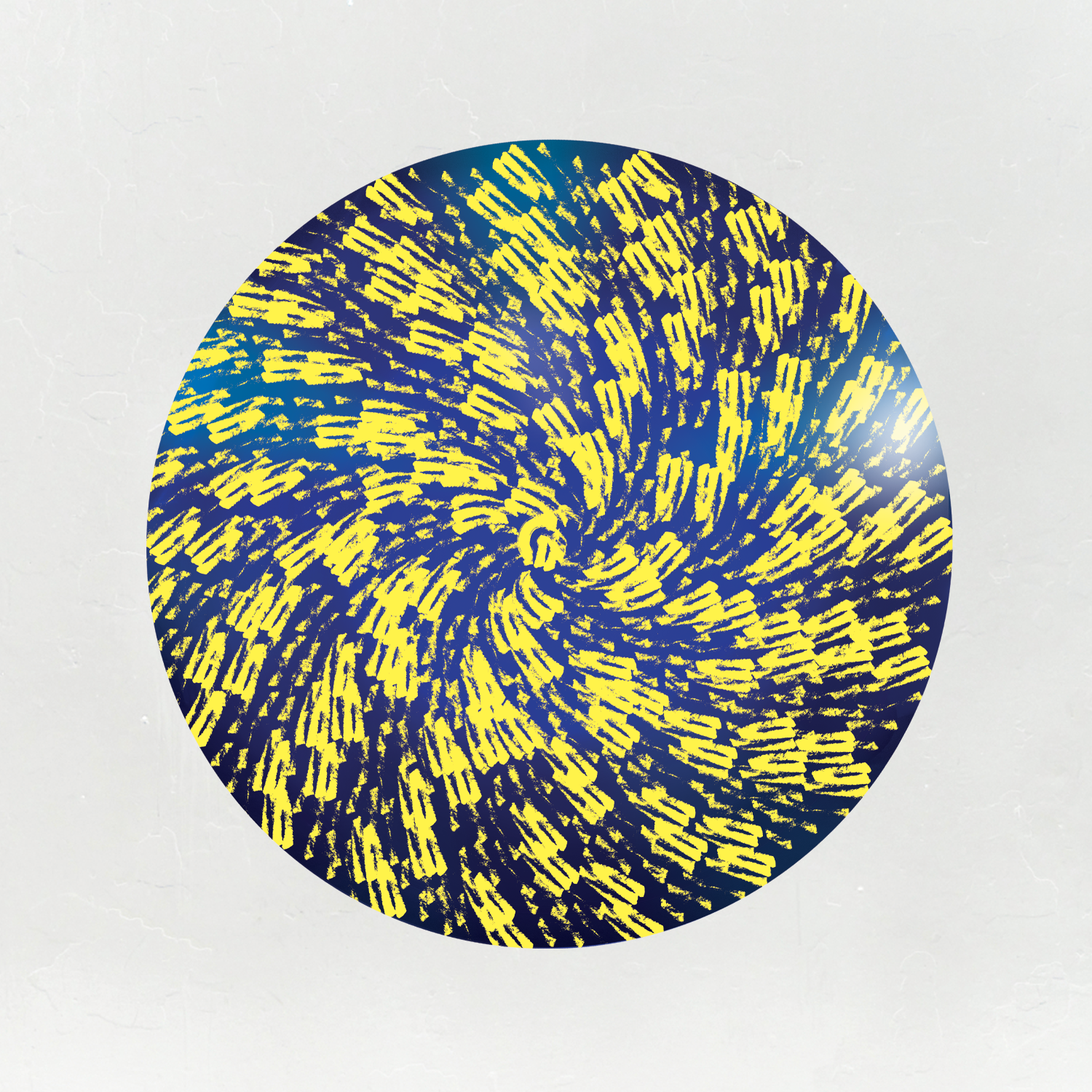 Energy Connections Flow Without Borders, Alchemical Blue Mirror