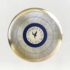 Enlightment In Blue, Alchemical Gold Mirror