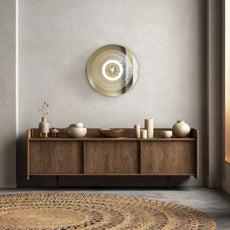 Enlightment In White, Alchemical Gold Mirror